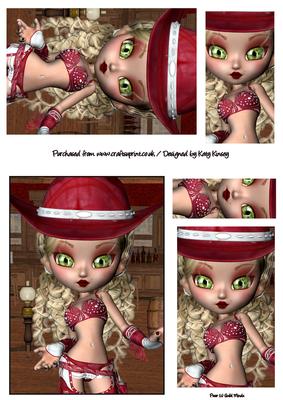 Delta Cowgirl Pyramage Sheet
