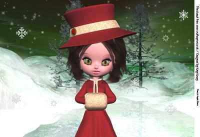 Victorias Christmas A4 Card Topper