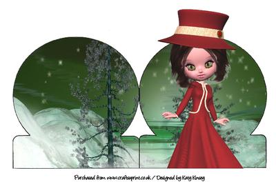 Victorias Christmas Stand Up Card