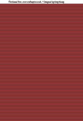 Venetian Blinds A4 Background Paper in Red