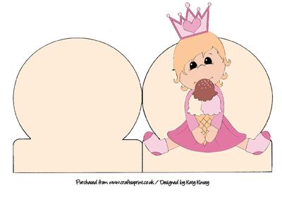 Birthday Princess Stand Up Card