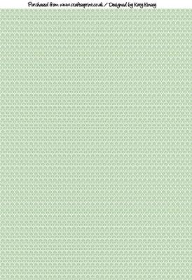 Lots of Lace A4 Backing Paper in Green