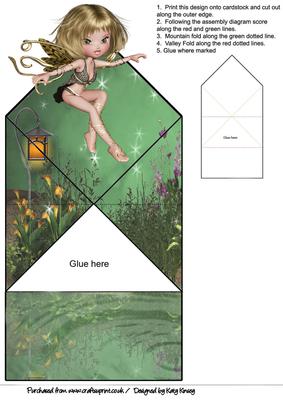 Eden Fairy Pop Up Spring Card