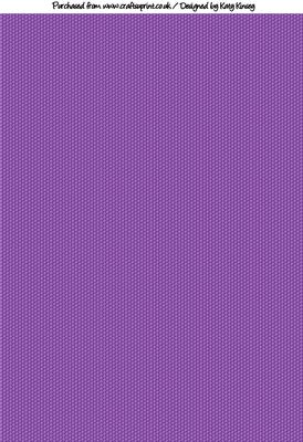 Honeycomb Hexagons A4 Backing Paper in Purple