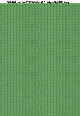 Diamonds and Checks Backing Paper in Green