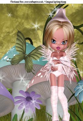 Siobhan Fairy A4 Topper #2