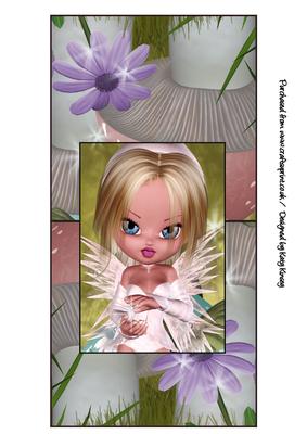 Siobhan Fairy Over the Edge Card