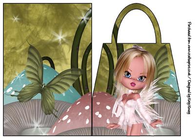 Siobhan Fairy Handbag Card