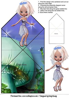 Lavinia Fairy Pop Up Spring Card