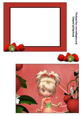 Strawberry Delight Shaker Card