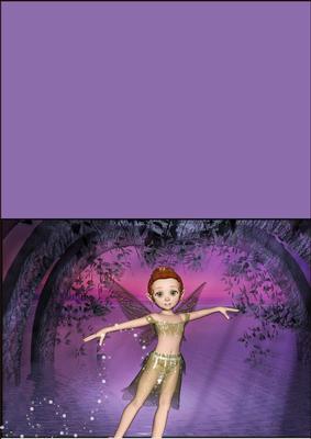 Neverland Fairy A5 Print and Fold Card