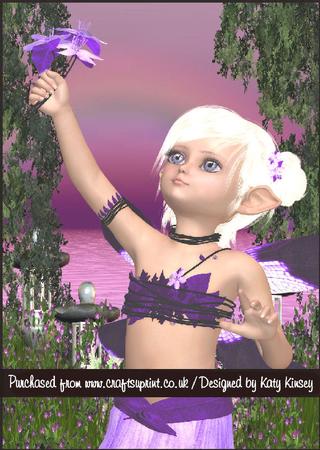 Jacaranda Fairy A5 Pyramage Card Kit