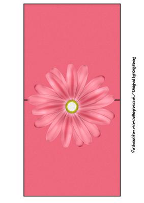 Pink Daisy Over the Edge Card