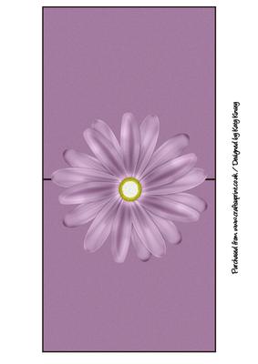 Lilac Daisy Over the Edge Card