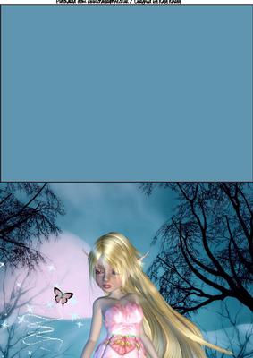 Butterfly Keeper A5 Print and Fold Quick Card