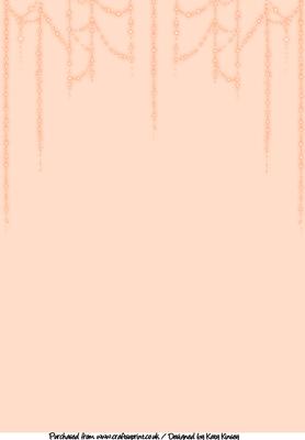 Strands of Light A4 Backing Paper in Peach