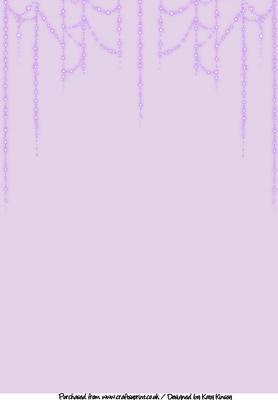 Strands of Light A4 Backing Paper in Lilac