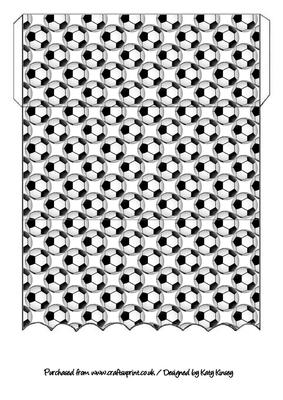 Football Crazy Scallop Edge Mney Wallet