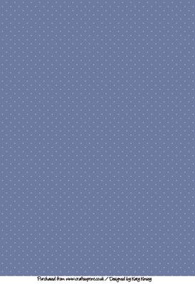 Blue and Pale Blue Polka Dots A4 Backing Paper