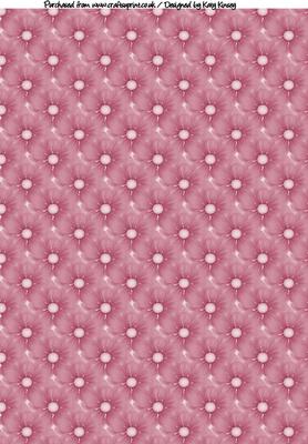 Burst of Blooms A4 Backing Paper in Pink