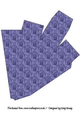 Dark Blue Rose Icicle Gift Box