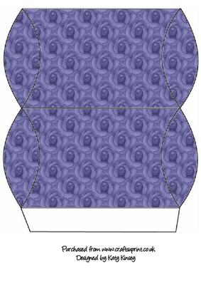 Dark Blue Rose Pillow Gift Box