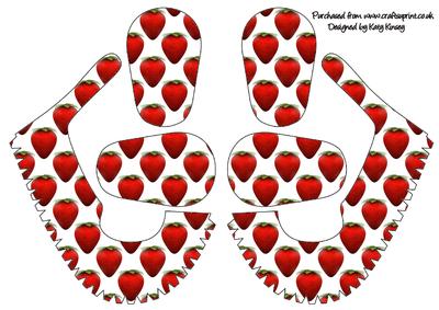 3D Baby Shoes in Juicy Strawberries