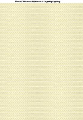 Lots of Lace A4 Backing Paper in Yellow