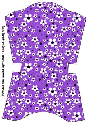 Daisy Daisy in Purple Open Top Gift Box