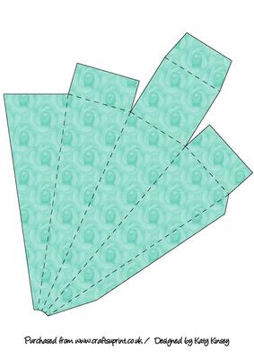 Aqua Roses Icicle Gift Box