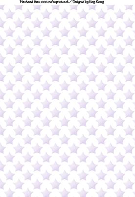 Soft Purple Stars A4 Backing Paper