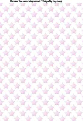 Soft Lilac Stars A4 Backing Paper
