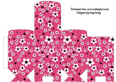 Daisy Daisy in Bright Pink Tall Slim Gift Box