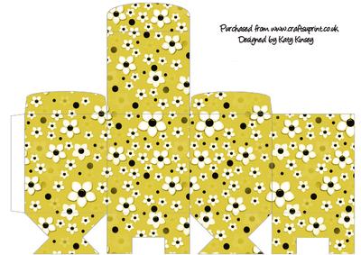 Daisy Daisy in Yellow Tall Slim Gift Box