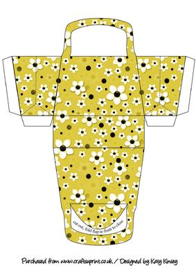 Daisy Daisy in Yellow 3D Handbag Gift Box