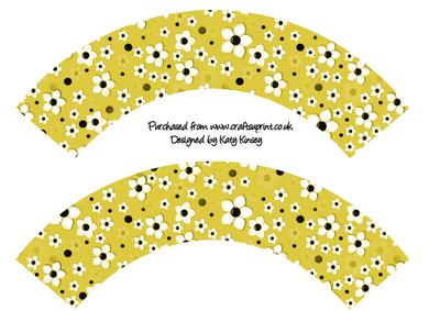 Daisy Daisy in Yellow Cupcake Wrappers