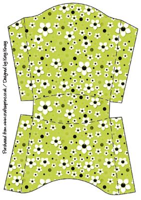Daisy Daisy in Lime Green Open Top Gift Box