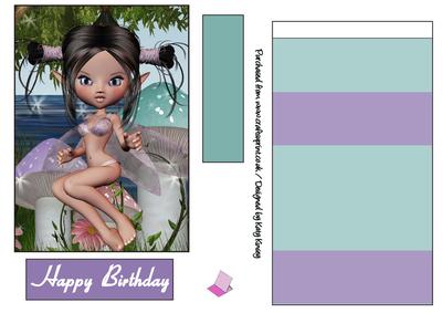 Nikita Fairy Easel Card