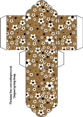 Daisy Daisy in Brown Tag Style Gift Box