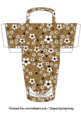 Daisy Daisy in Brown 3D Handbag Gift Box