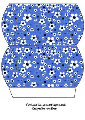 Daisy Daisy in Blue Pillow Gift Box