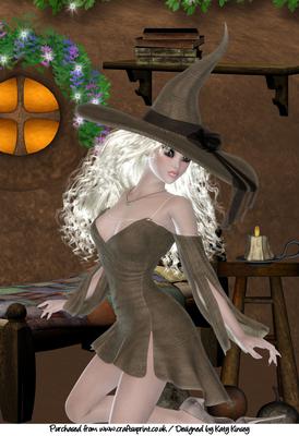 Wiccan Wonder A4 Topper Sheet in Blonde