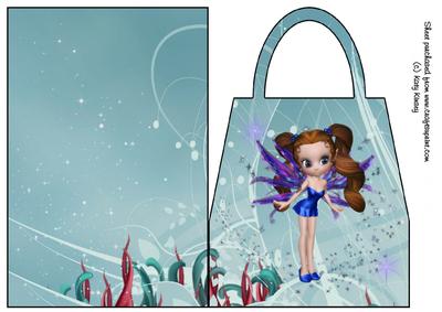 Rebecca Fairy Handbag Card