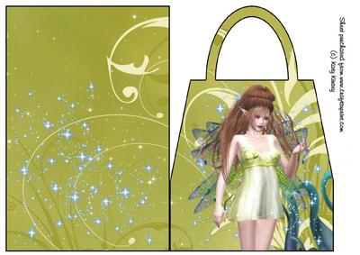 Keva Fairy Handbag Card