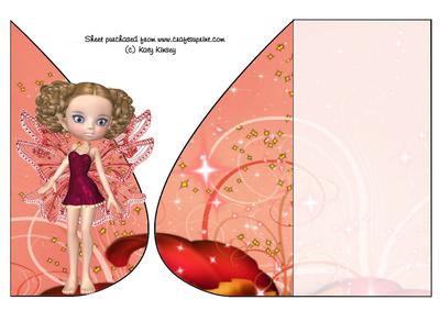 Carrie Fairy Tear Drop Card