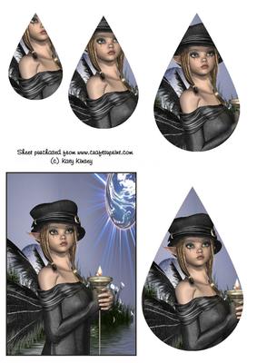 Keeper of Light Tear Drop Pyramage & Topper