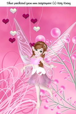 Fairy Love A4 Card Front