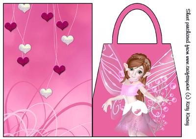Fairy Love Handbag Card