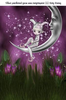 Man in the Moon A4 Card Front