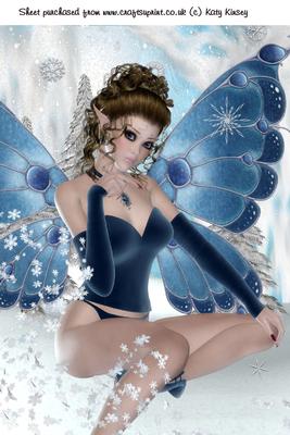 Snowflake Fairy A4 Card Front